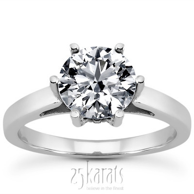 Prong Set Solitaire Diamond Engagement Ring (0.04 ct. t.w.)