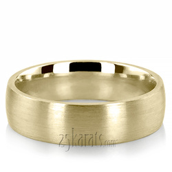 Satin Finish Plain Wedding Band