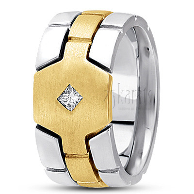 Sturdy Diamond Wedding Band