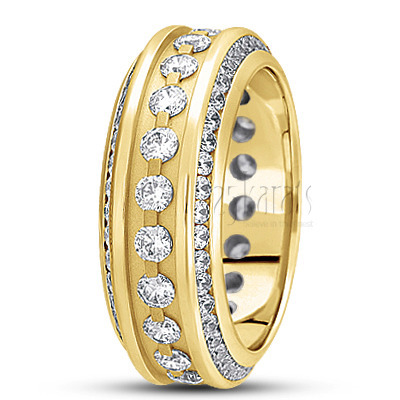 Magnificent All-around Diamond Wedding Band