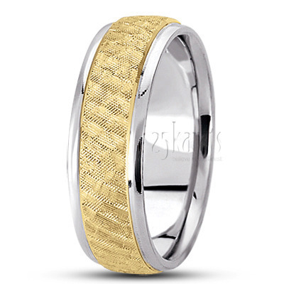 Exclusive Step Edge Fancy Design Wedding Band 