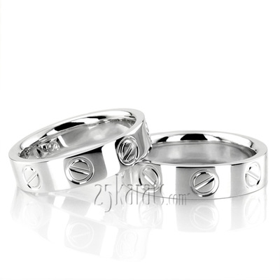 Cartier Inspired Wedding Ring Set
