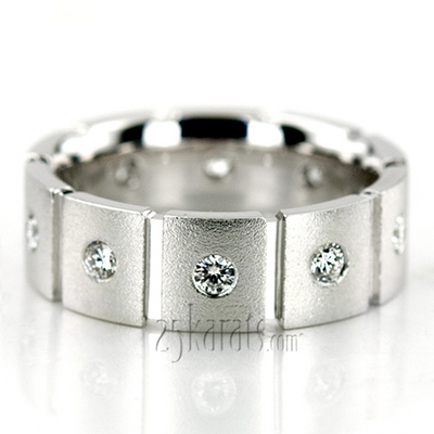 Exquisite Diamond Wedding Band 