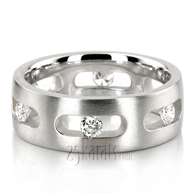 Unique Diamond Wedding Band