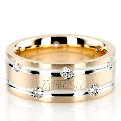 Diamond Classic Round Wedding Band