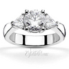 Trillion Cut Diamond Engagement Ring (0.80 ct.tw.)