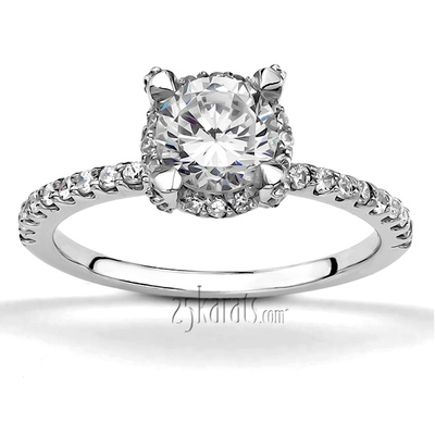 Elegant Shared Prong Diamond Engagement Ring (0.34ct. tw.)