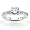 Round Cut Shared Prong Set Diamond Bridal Ring (0.40 ct.tw.)