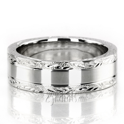 Stylish Fancy Design Wedding Band 