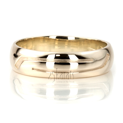 Hockey Stick Design Wedding Ring