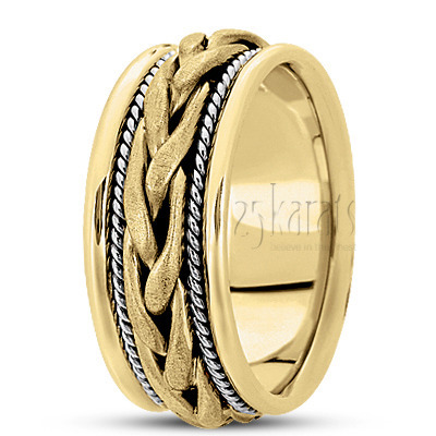 Hand Braided Wedding Band 