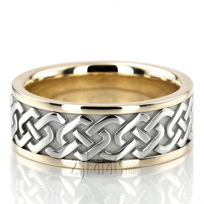 Sturdy Celtic Wedding Band