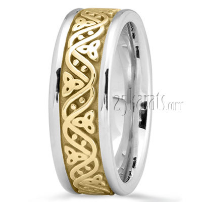 Celtic Love Wedding Band