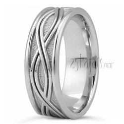 Twist Design Wedding Band