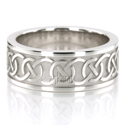 Music Of Celts Knot Design Wedding Band