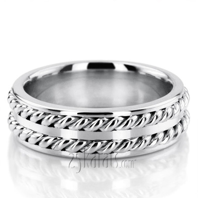 Traditional Handwoven Wedding Ring