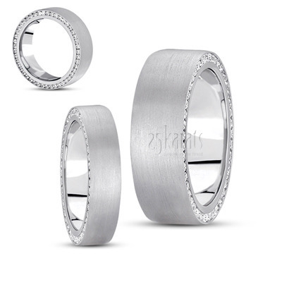 Diamond Classic Round Cut Wedding Band