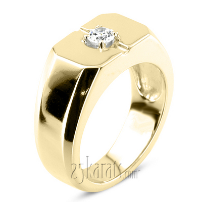 0.25 ct. Solitaire Man Diamond Ring