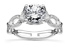 Pave Engagement Rings