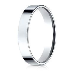 Plain Flat Comfort Fit Wedding Band