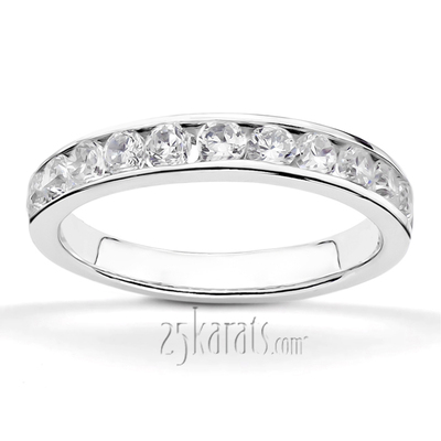 Channel Set Diamond Anniversary Band (0.65 ct. t.w.)